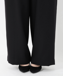 ICHIE STRAWBERRY-FIELDS(イチエ ストロベリーフィールズ) |タックストレートパンツ