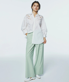 ICHIE STRAWBERRY-FIELDS(イチエ ストロベリーフィールズ) |ワイドストレートパンツ