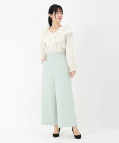 ICHIE STRAWBERRY-FIELDS(イチエ ストロベリーフィールズ) |ワイドストレートパンツ