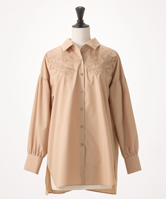 ICHIE STRAWBERRY-FIELDS(イチエ ストロベリーフィールズ) |エンブロイダリーシャツ