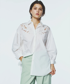 ICHIE STRAWBERRY-FIELDS(イチエ ストロベリーフィールズ) |エンブロイダリーシャツ