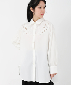 ICHIE STRAWBERRY-FIELDS(イチエ ストロベリーフィールズ) |エンブロイダリーシャツ