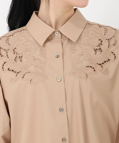 ICHIE STRAWBERRY-FIELDS(イチエ ストロベリーフィールズ) |エンブロイダリーシャツ