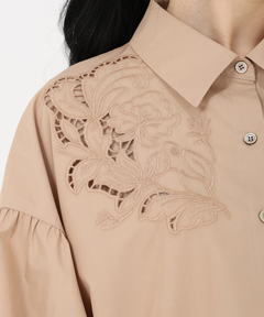 ICHIE STRAWBERRY-FIELDS(イチエ ストロベリーフィールズ) |エンブロイダリーシャツ