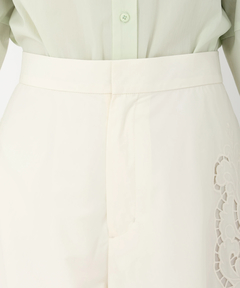 ICHIE STRAWBERRY-FIELDS(イチエ ストロベリーフィールズ) |エンブロイダリーフレアパンツ