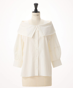 ICHIE STRAWBERRY-FIELDS(イチエ ストロベリーフィールズ) |ビッグカラーブラウス