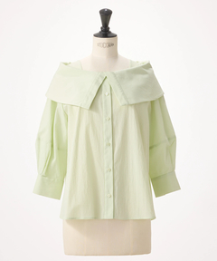 ICHIE STRAWBERRY-FIELDS(イチエ ストロベリーフィールズ) |ビッグカラーブラウス