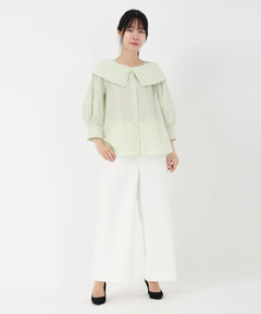 ICHIE STRAWBERRY-FIELDS(イチエ ストロベリーフィールズ) |ビッグカラーブラウス