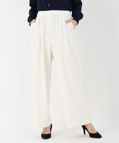 ICHIE STRAWBERRY-FIELDS(イチエ ストロベリーフィールズ) |ピンストライプイージーパンツ