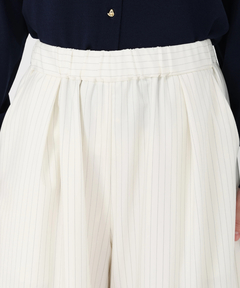 ICHIE STRAWBERRY-FIELDS(イチエ ストロベリーフィールズ) |ピンストライプイージーパンツ