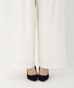 ICHIE STRAWBERRY-FIELDS(イチエ ストロベリーフィールズ) |ピンストライプイージーパンツ