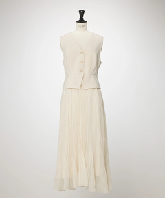 ICHIE STRAWBERRY-FIELDS(イチエ ストロベリーフィールズ) |ジレドッキングワンピース