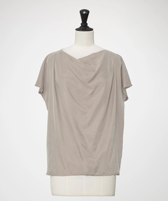 ICHIE STRAWBERRY-FIELDS(イチエ ストロベリーフィールズ) |ドレープネックブラウス