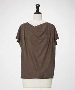 ICHIE STRAWBERRY-FIELDS(イチエ ストロベリーフィールズ) |ドレープネックブラウス