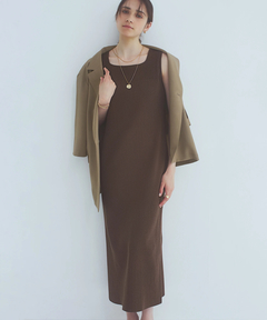 ICHIE STRAWBERRY-FIELDS(イチエ ストロベリーフィールズ) |Ｉラインニットワンピース