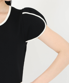 UNIVERVALMUSE(ユニバーバルミューズ) |ペタルスリーブニットワンピース