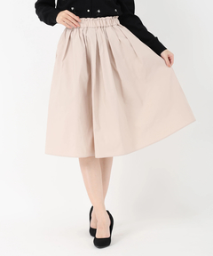 UNIVERVALMUSE(ユニバーバルミューズ) |ギャザータックフレアスカート