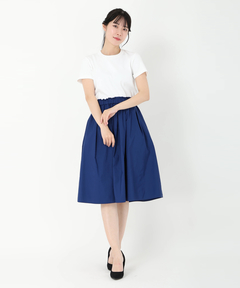 UNIVERVALMUSE(ユニバーバルミューズ) |ギャザータックフレアスカート