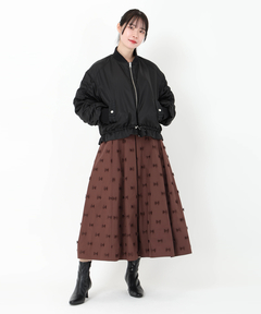 UNIVERVALMUSE(ユニバーバルミューズ) |リバーシブルＭＡ－１ジャケット