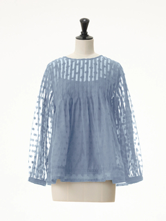 UNIVERVALMUSE(ユニバーバルミューズ) |ピンタックドットＪＱブラウス