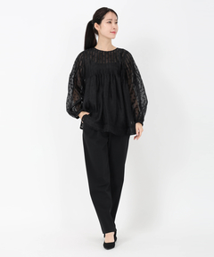 UNIVERVALMUSE(ユニバーバルミューズ) |ピンタックドットＪＱブラウス