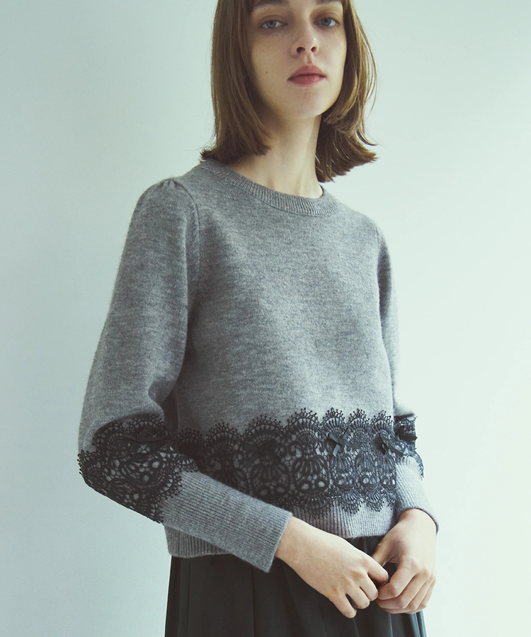 UNIVERVALMUSE（ユニバーバルミューズ）｜レース＊リボンアクセント