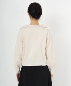 UNIVERVALMUSE(ユニバーバルミューズ) |ランダムリボンニットカーディガン