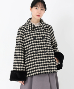 UNIVERVALMUSE(ユニバーバルミューズ) |袖ファー取り外しコート