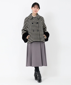 UNIVERVALMUSE(ユニバーバルミューズ) |袖ファー取り外しコート