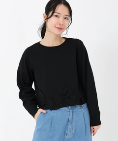 UNIVERVALMUSE(ユニバーバルミューズ) |ランダムリボンヘムニット