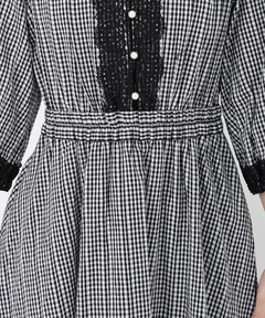 UNIVERVALMUSE(ユニバーバルミューズ) |ギンガム＊レースワンピース