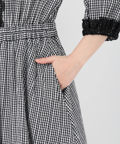 UNIVERVALMUSE(ユニバーバルミューズ) |ギンガム＊レースワンピース