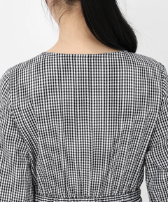 UNIVERVALMUSE(ユニバーバルミューズ) |ギンガム＊レースワンピース