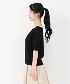 UNIVERVALMUSE(ユニバーバルミューズ) |バイカラーリボンニット