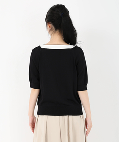 UNIVERVALMUSE(ユニバーバルミューズ) |バイカラーリボンニット