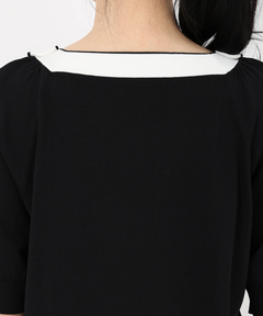 UNIVERVALMUSE(ユニバーバルミューズ) |バイカラーリボンニット