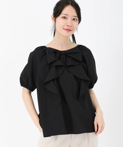 UNIVERVALMUSE(ユニバーバルミューズ) |リボンデティールブラウス