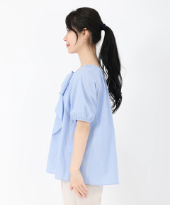 UNIVERVALMUSE(ユニバーバルミューズ) |リボンデティールブラウス